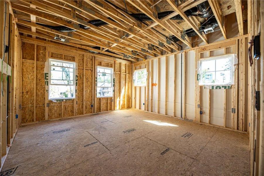 In-progress construction of a new home in , Alpharetta, GA (Image 23).