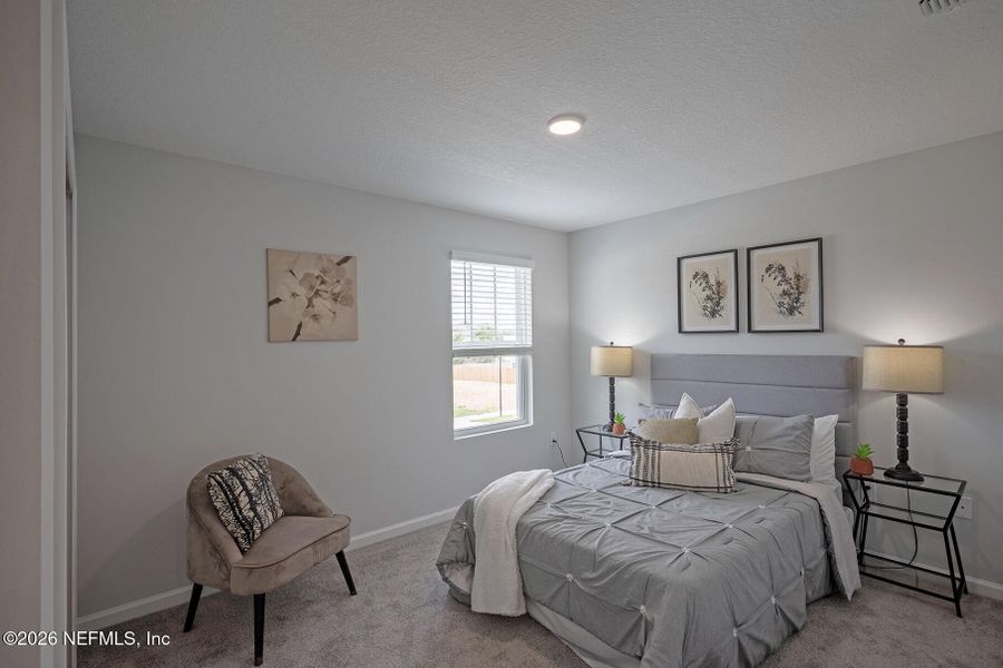 Furnished interior view inside a new home in , Jacksonville (Image 27). Furnished interior view inside a new home in , Jacksonville (Image 27).