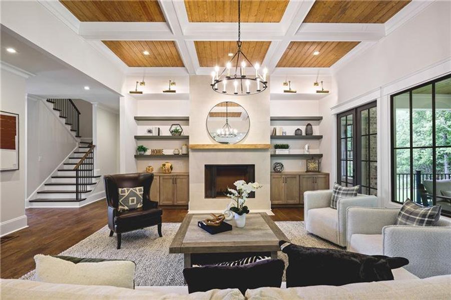 Furnished interior view inside a new home in The Reserve At Governors Towne Club, Acworth (Image 4).