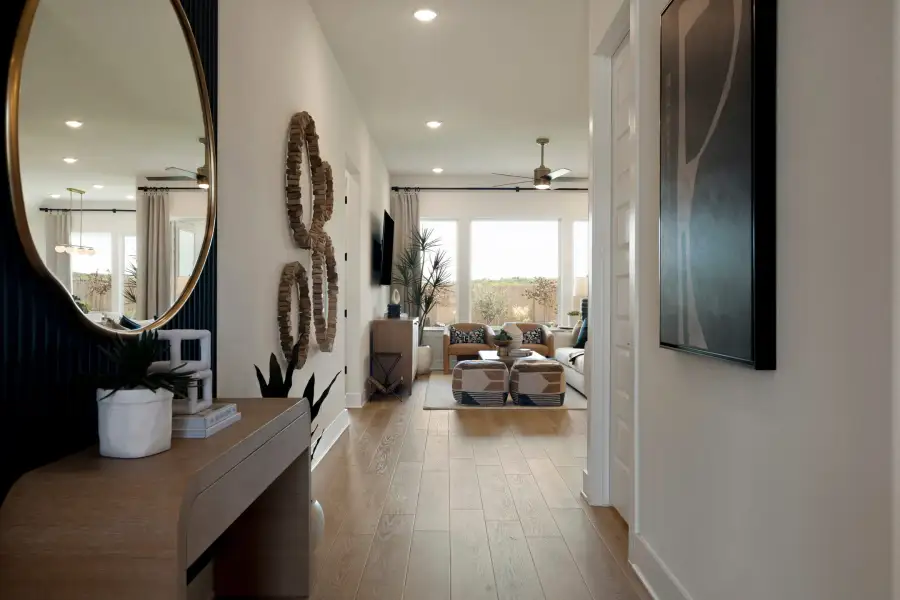 Furnished interior view inside a new home in Lagos Reserve, Manor (Image 8).