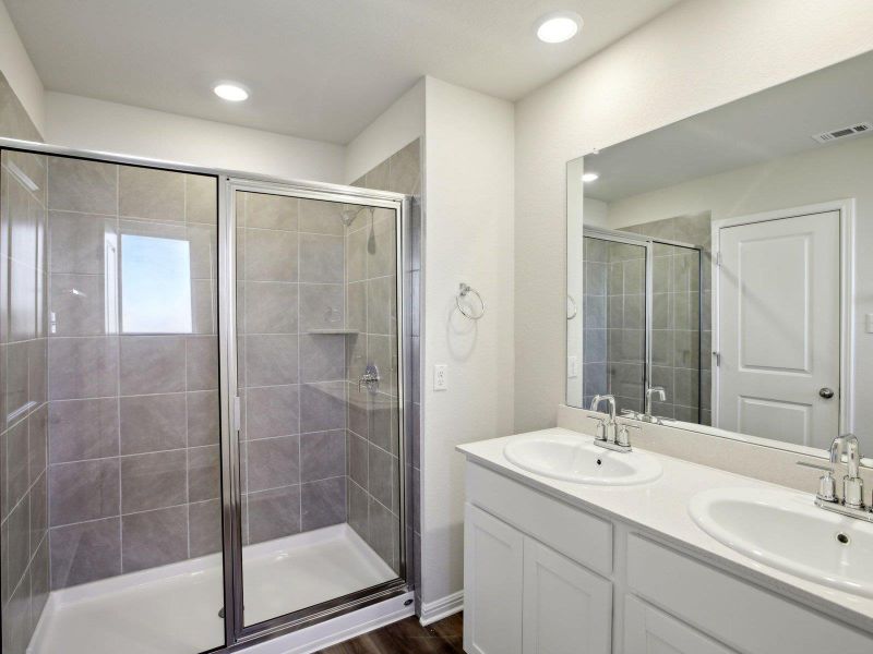 Photo is not of the actual home, but is an inspirational photo of builder’s model home and may depict options, furnishings, and/or decorator features that are not included