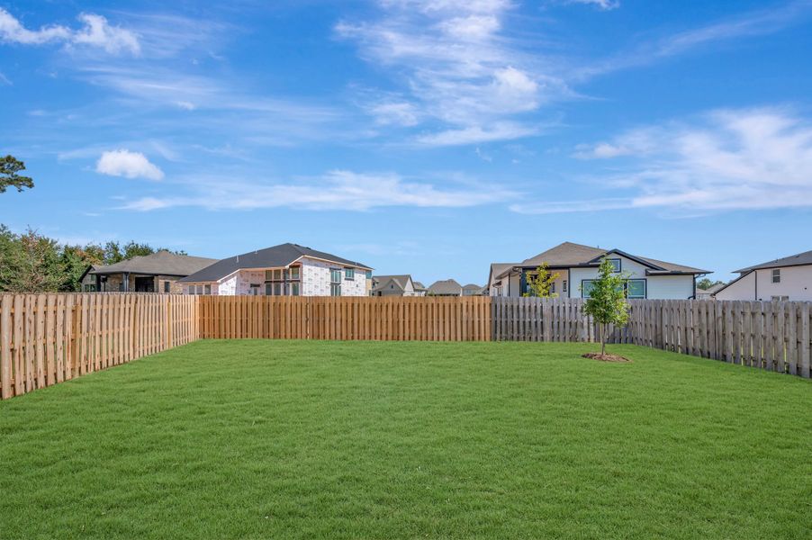 Exterior details and patio area of a home in COLTON - Reserve Collection, Todd Mission (Image 3).