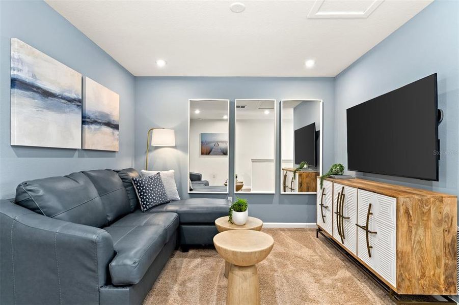 Furnished interior view inside a new home in Rainwood, Groveland (Image 12).