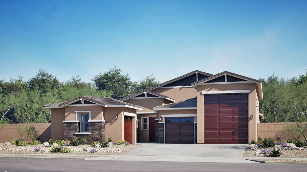 Home exterior render craftsman Home exterior render craftsman