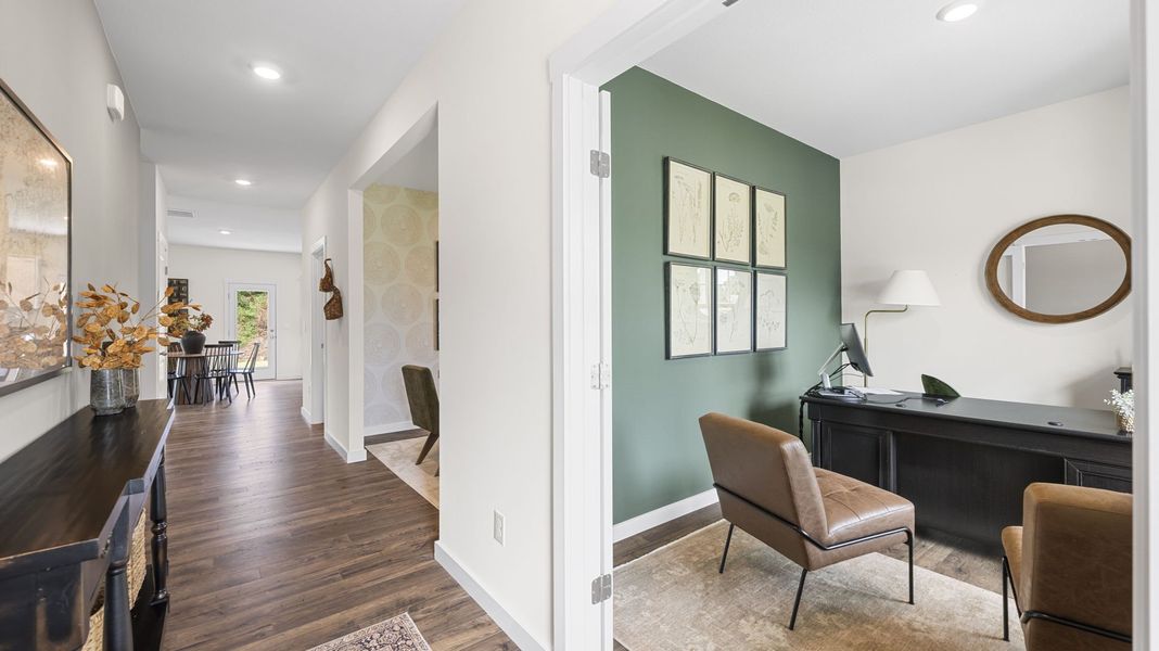 Furnished interior view inside a new home in The Cove at Thrasher Landing, Hixson (Image 27).