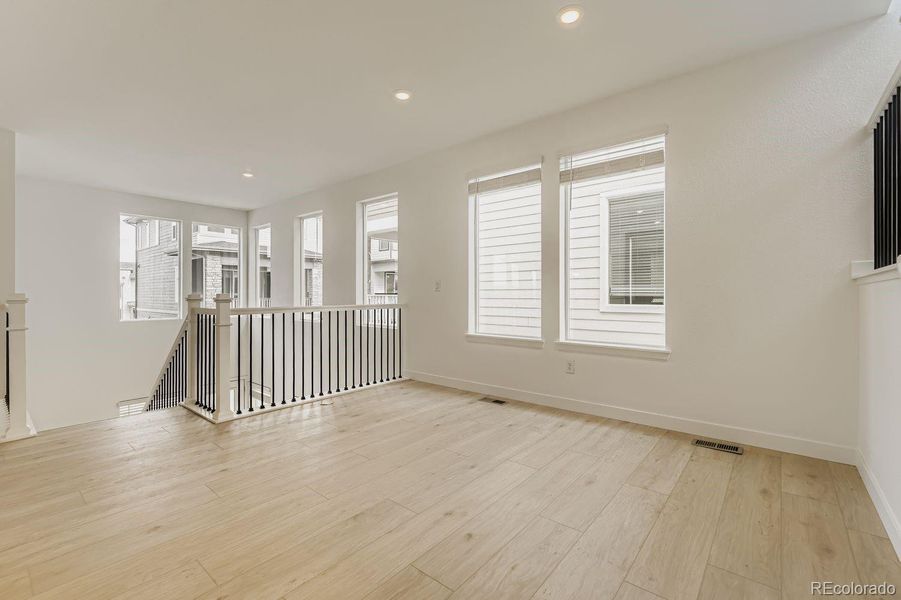 Spacious, unfurnished interior of a new home in Vermilion Creek: The Skyline Collection, Centennial (Image 11). Spacious, unfurnished interior of a new home in Vermilion Creek: The Skyline Collection, Centennial (Image 11).