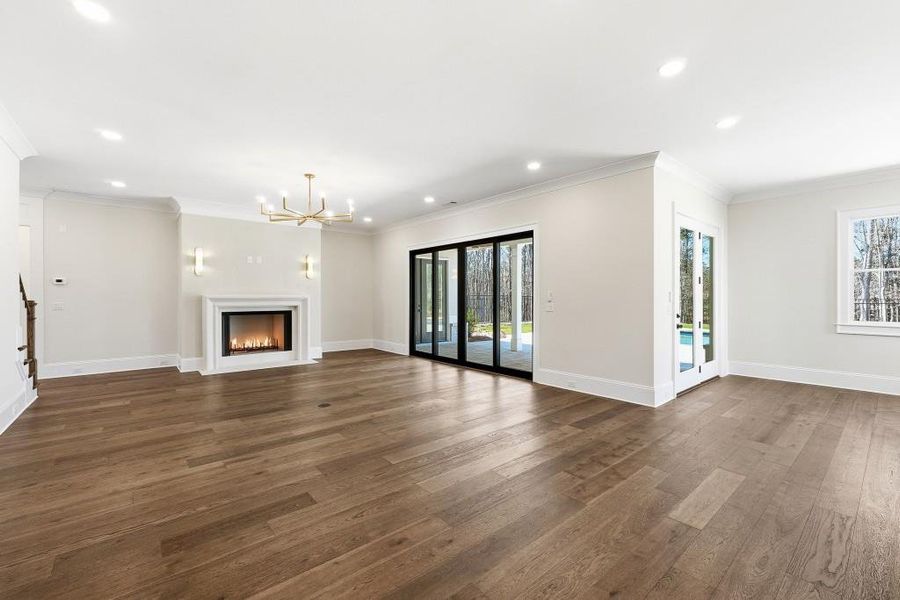 Spacious, unfurnished interior of a new home in , Marietta (Image 30).