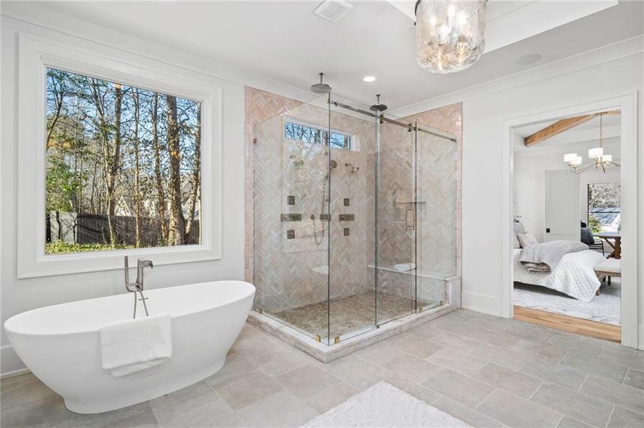 Furnished interior view inside a new home in , Alpharetta (Image 14).