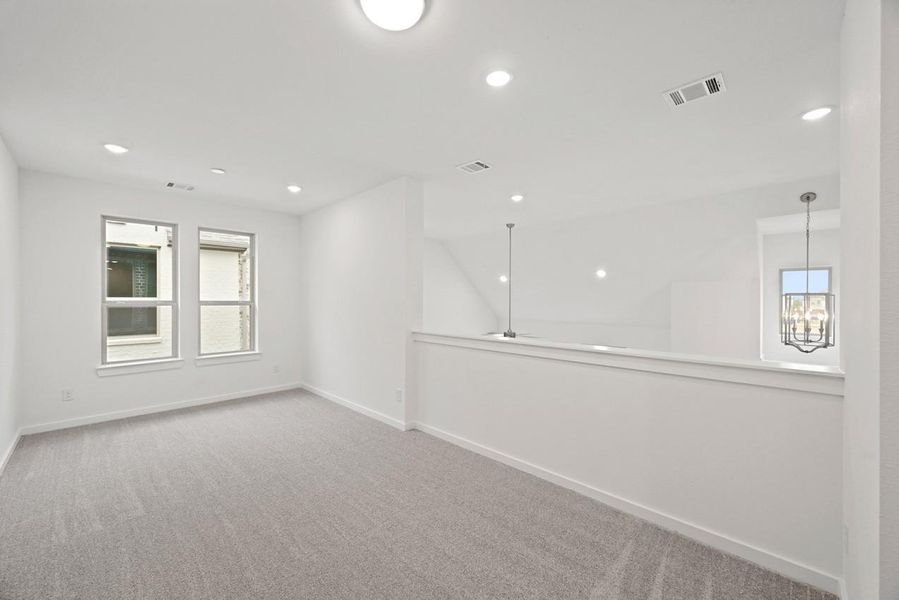 Spacious, unfurnished interior of a new home in Bridgeland, Cypress (Image 19). Spacious, unfurnished interior of a new home in Bridgeland, Cypress (Image 19).