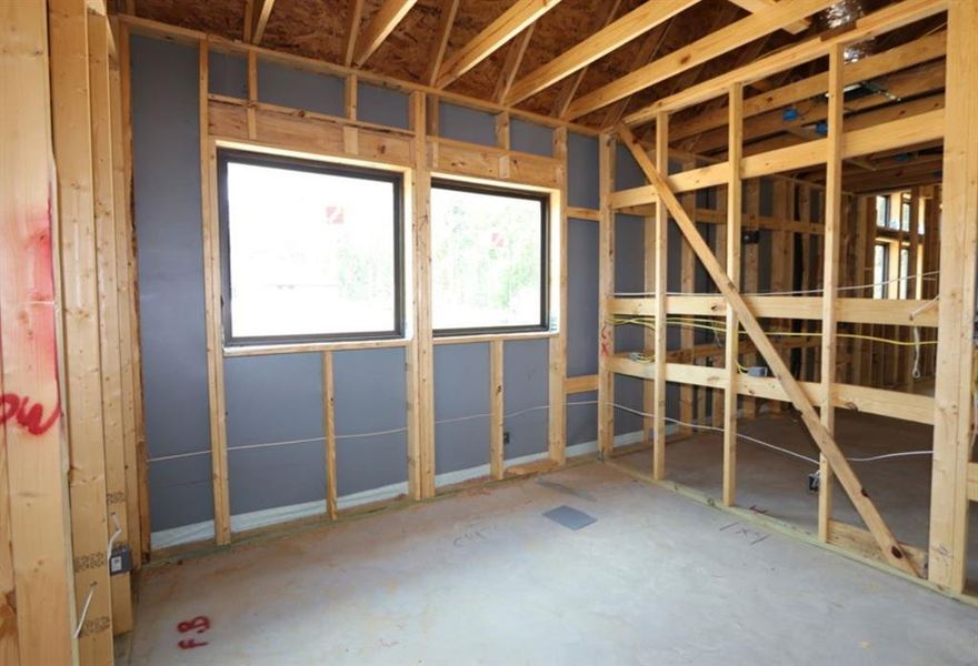 FRAME: Let us show you how our advanced framing techniques have stood the test of time and allow more insulation for a quieter and more energy efficient home.