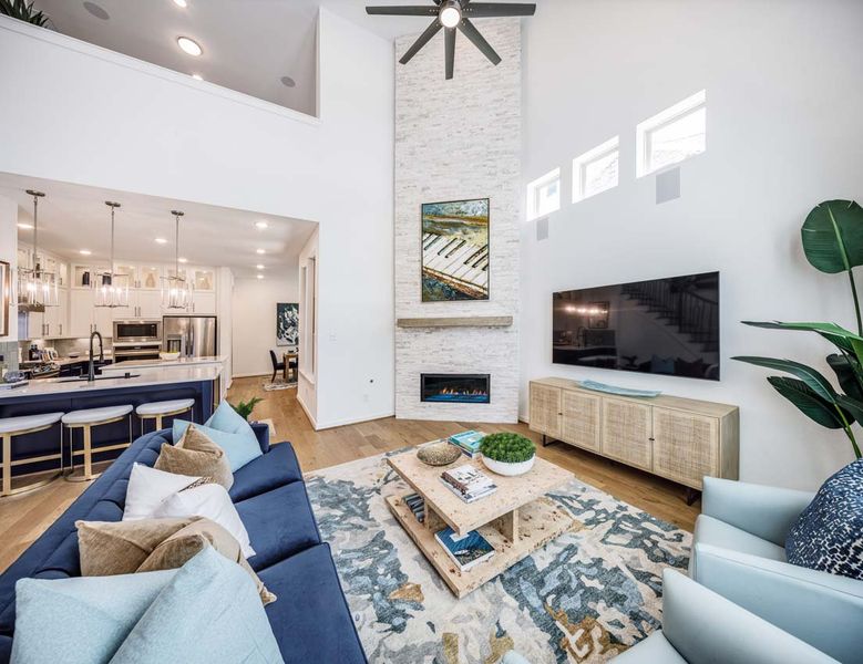 Representative Family Room - some options shown Representative Family Room - some options shown