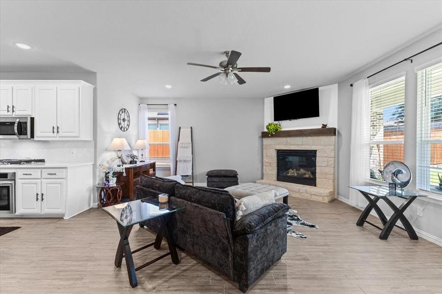 Furnished interior view inside a new home in Lakeview Heights, Azle (Image 20).