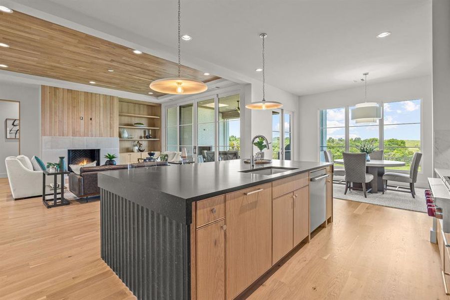 Furnished interior view inside a new home in , Fort Worth (Image 5). Furnished interior view inside a new home in , Fort Worth (Image 5).