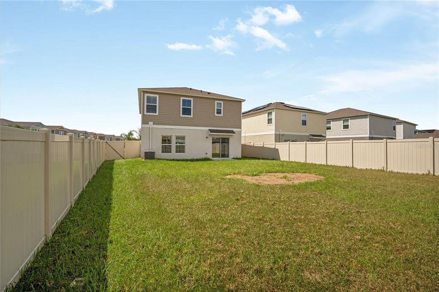 Exterior details and patio area of a home in Crosswind Point, Parrish (Image 21). Exterior details and patio area of a home in Crosswind Point, Parrish (Image 21).