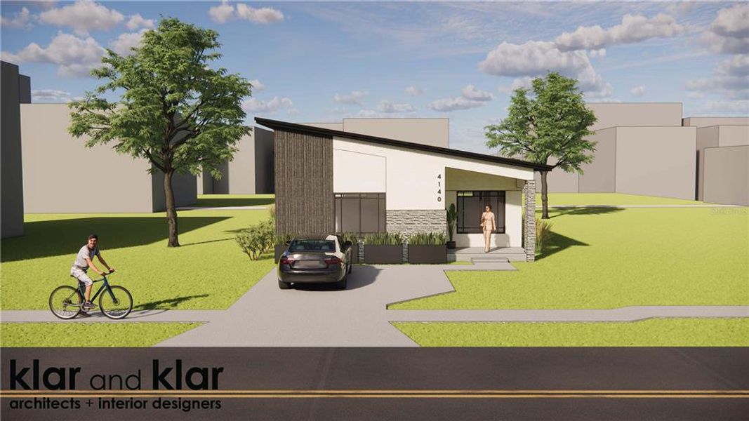 Exterior rendering of this home design in , St. Petersburg, FL (Image 3).