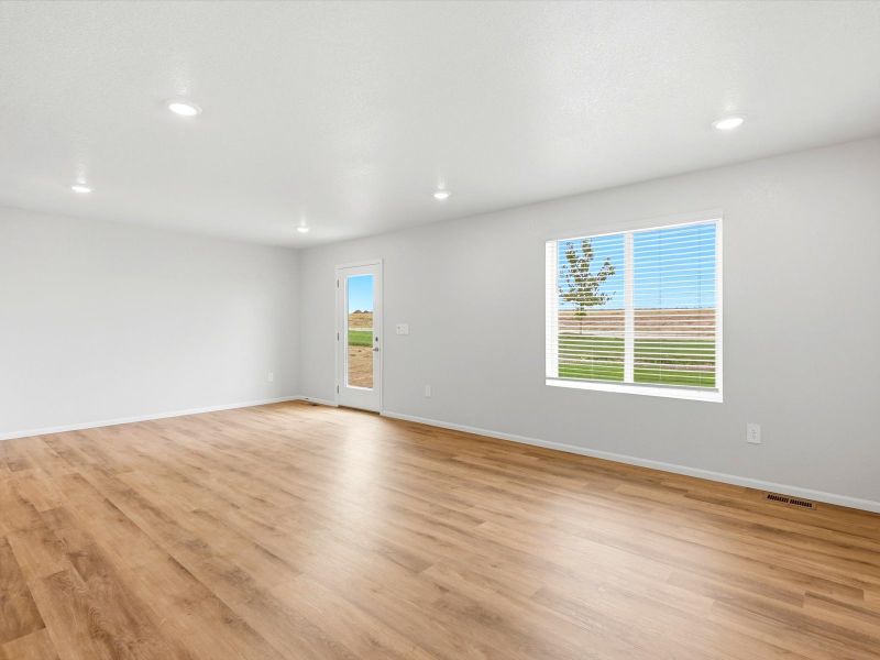 Spacious, unfurnished interior of a new home in Lorson Ranch: The Trail Collection, Colorado Springs (Image 13). Spacious, unfurnished interior of a new home in Lorson Ranch: The Trail Collection, Colorado Springs (Image 13).