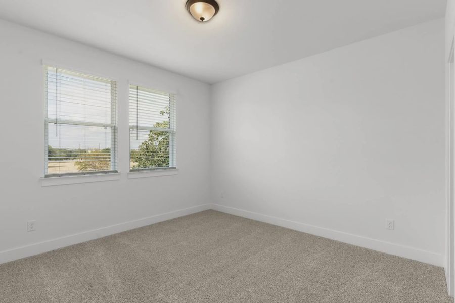 Representative unfurnished interior of a home built from the Hudson by Chesmar Homes in Newhaven, Manor (Image 36). Representative unfurnished interior of a home built from the Hudson by Chesmar Homes in Newhaven, Manor (Image 36).