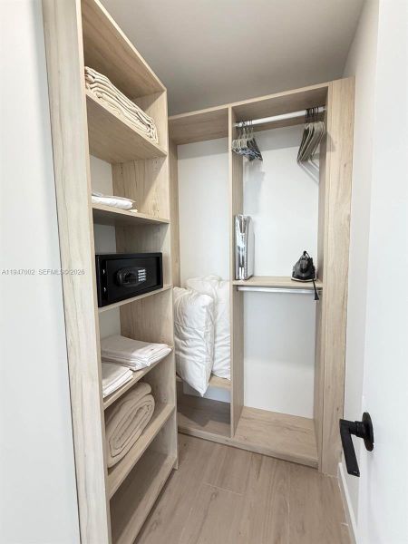 Furnished interior view inside a new home in , Miami (Image 10).