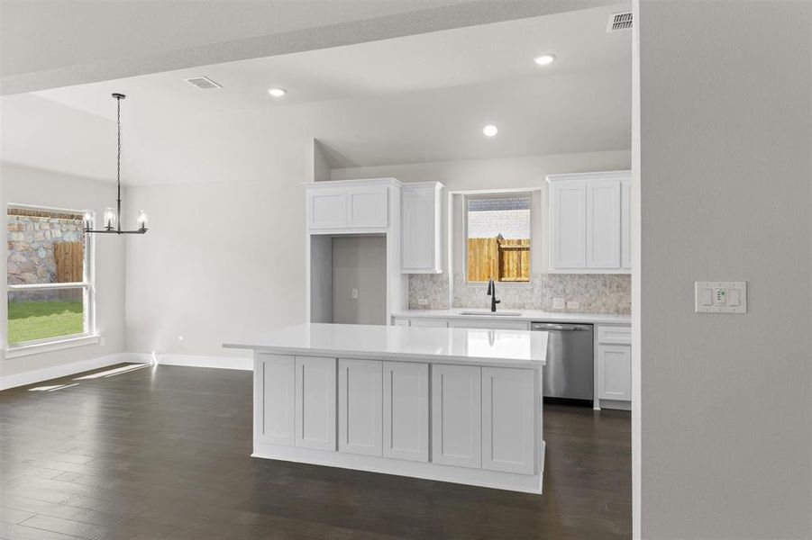 Furnished interior view inside a new home in Woodcreek, Fate (Image 12). Furnished interior view inside a new home in Woodcreek, Fate (Image 12).