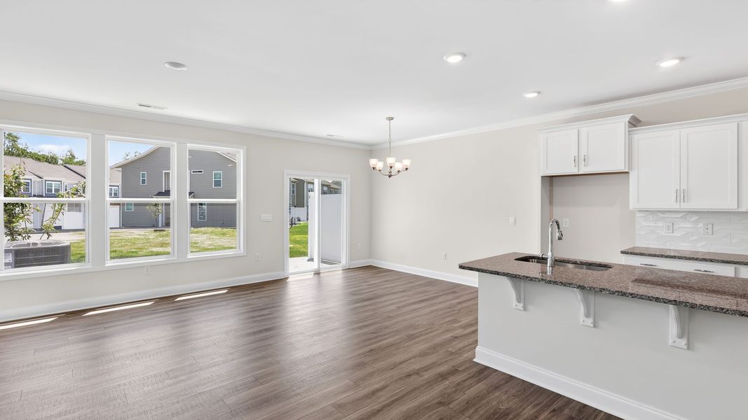 Spacious, unfurnished interior of a new home in The Townes at Stonecrest, Hendersonville (Image 13).