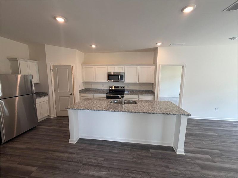 Furnished interior view inside a new home in Mt. Tabor Ridge, Dallas (Image 8).