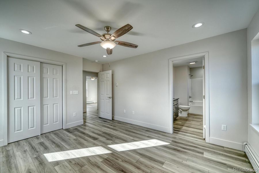 Primary Bedroom with large closet Primary Bedroom with large closet
