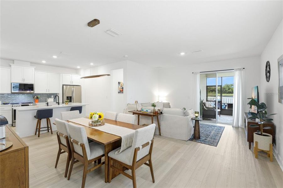 Furnished interior view inside a new home in , Parrish (Image 7).