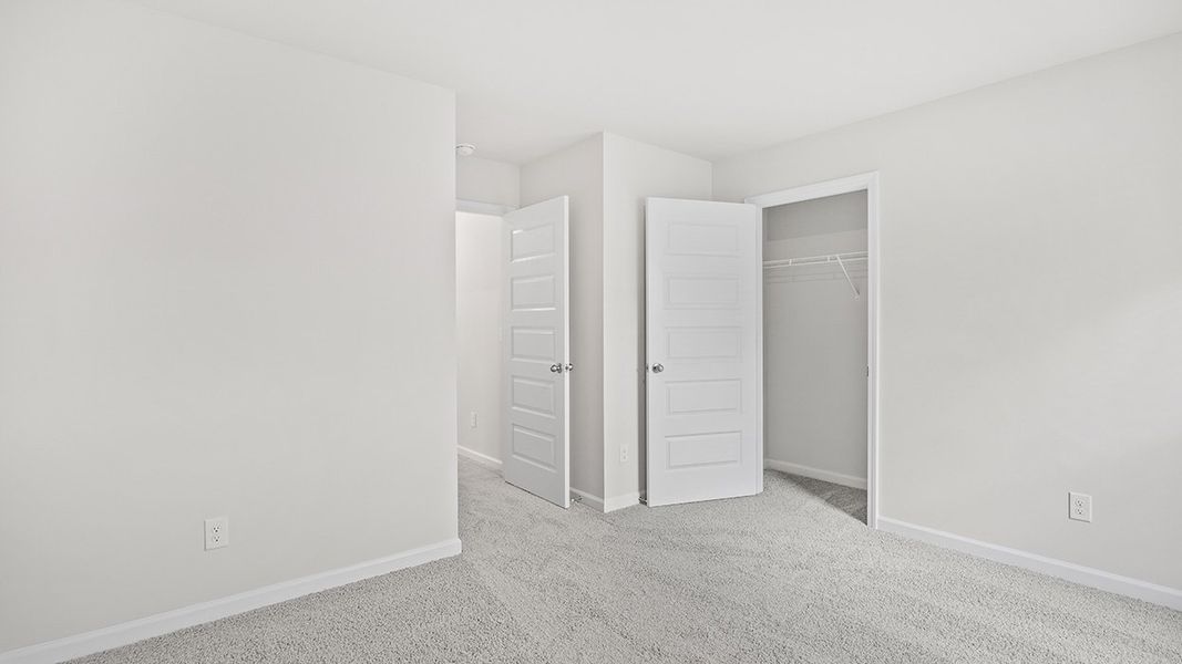 Spacious, unfurnished interior of a new home in The Abbey at Trolley Run Station, Aiken (Image 26). Spacious, unfurnished interior of a new home in The Abbey at Trolley Run Station, Aiken (Image 26).