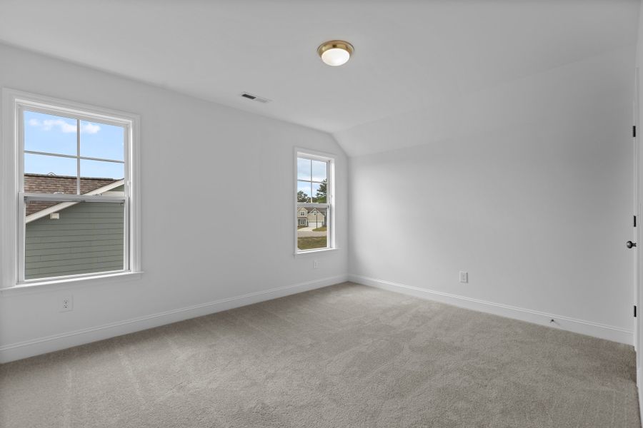 Representative unfurnished interior of a home built from the Hillcrest by Bill Clark Homes in Laurel Oaks, Greenville (Image 26). Representative unfurnished interior of a home built from the Hillcrest by Bill Clark Homes in Laurel Oaks, Greenville (Image 26).