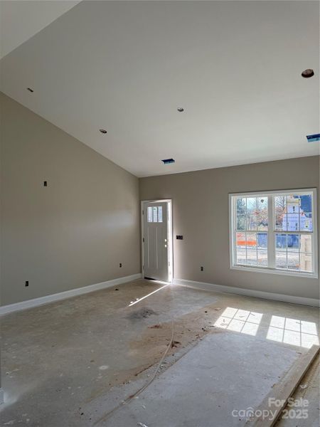 In-progress construction of a new home in , Yadkinville, NC (Image 6).