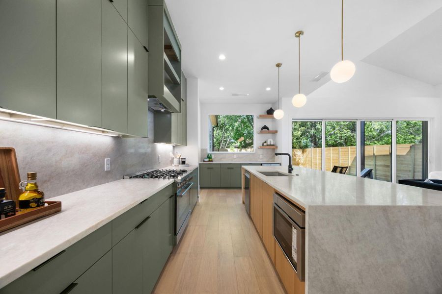 Furnished interior view inside a new home in , Austin (Image 5). Furnished interior view inside a new home in , Austin (Image 5).