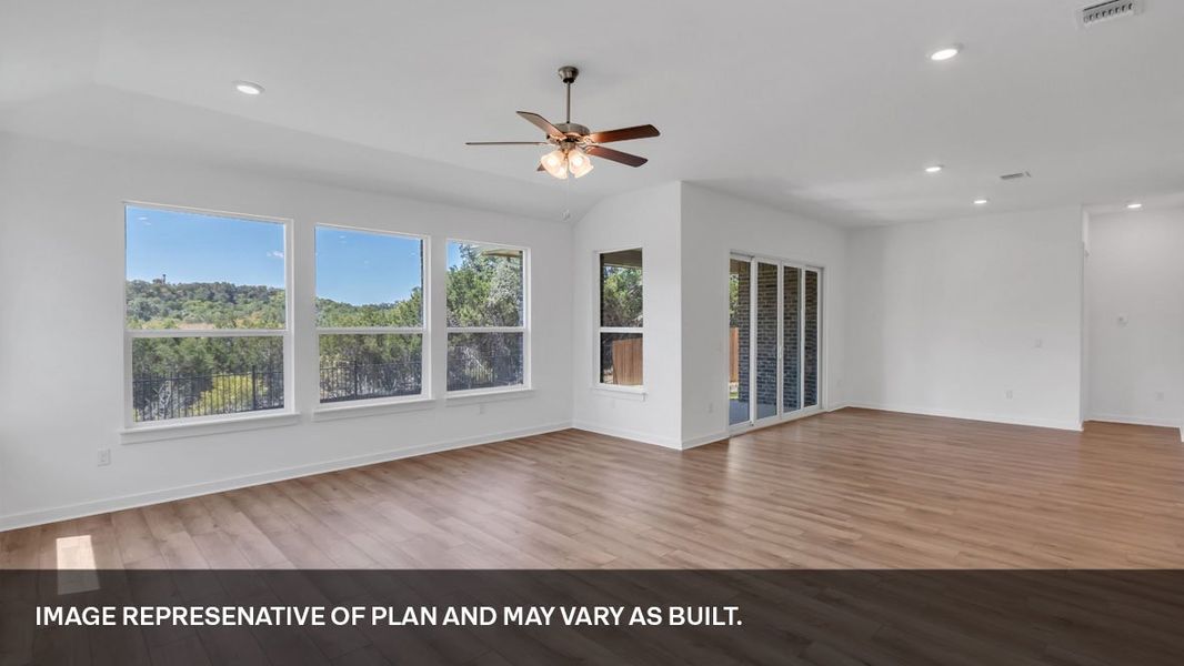 Spacious, unfurnished interior of a new home in Rosenbusch Ranch, Leander (Image 25). Spacious, unfurnished interior of a new home in Rosenbusch Ranch, Leander (Image 25).