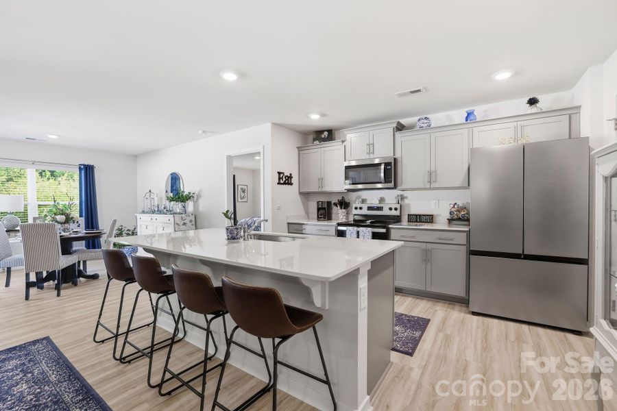 Furnished interior view inside a new home in Woodhaven at Chester, Chester (Image 14).