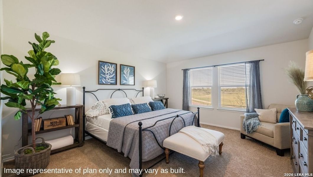 Furnished interior view inside a new home in Hunters Ranch, San Antonio (Image 3).