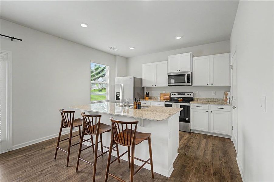 Furnished interior view inside a new home in Oakwood, Dallas (Image 15).
