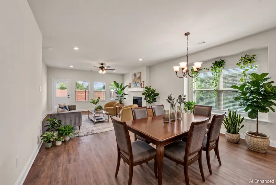 Furnished interior view inside a new home in Summerwood, Red Oak (Image 7).