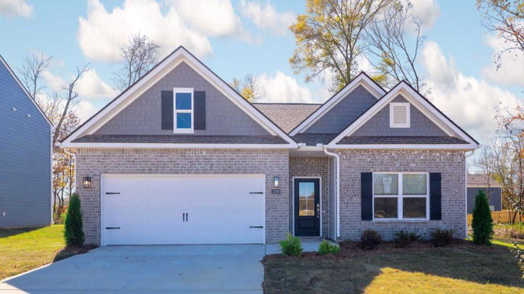 Front exterior of a new home in Fairview Hills, Cleveland, TN, highlighting curb appeal (Image 2). Front exterior of a new home in Fairview Hills, Cleveland, TN, highlighting curb appeal (Image 2).