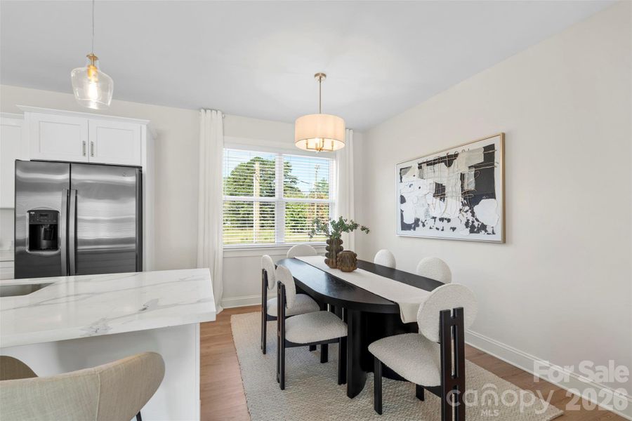 Furnished interior view inside a new home in , Charlotte (Image 25).