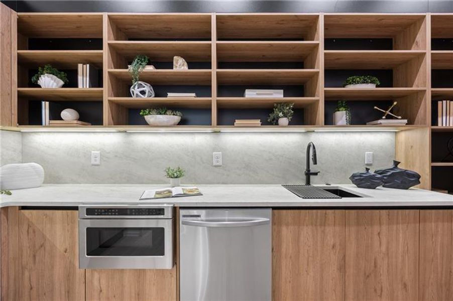 Furnished interior view inside a new home in , Sandy Springs (Image 40).