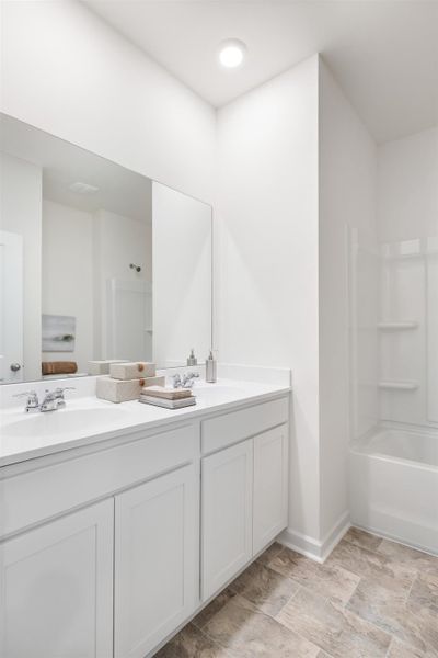 Representative furnished interior of a home built from the Denton by D.R. Horton in Sweet Briar, Ooltewah (Image 18).