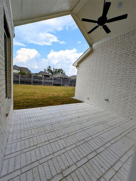 Exterior details and patio area of a home in Artavia, Conroe (Image 4). Exterior details and patio area of a home in Artavia, Conroe (Image 4).