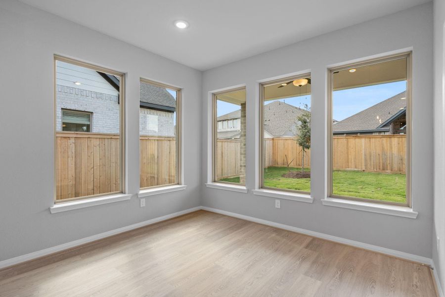 Spacious, unfurnished interior of a new home in Bridgeland 55', Cypress (Image 28).