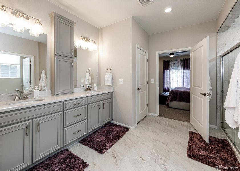 Furnished interior view inside a new home in , Colorado Springs (Image 15).