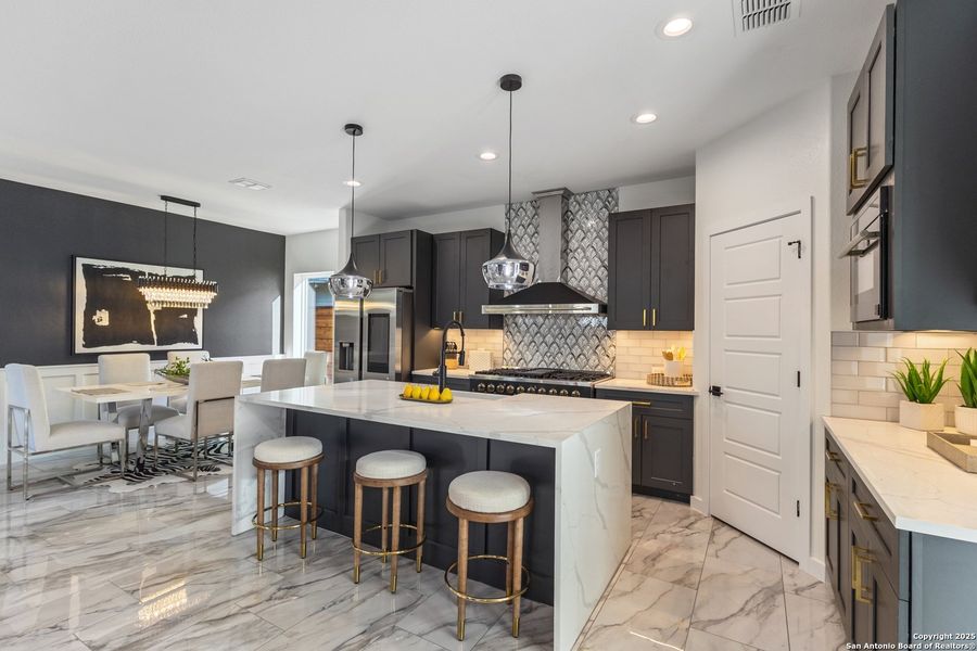 Furnished interior view inside a new home in , San Antonio (Image 36).