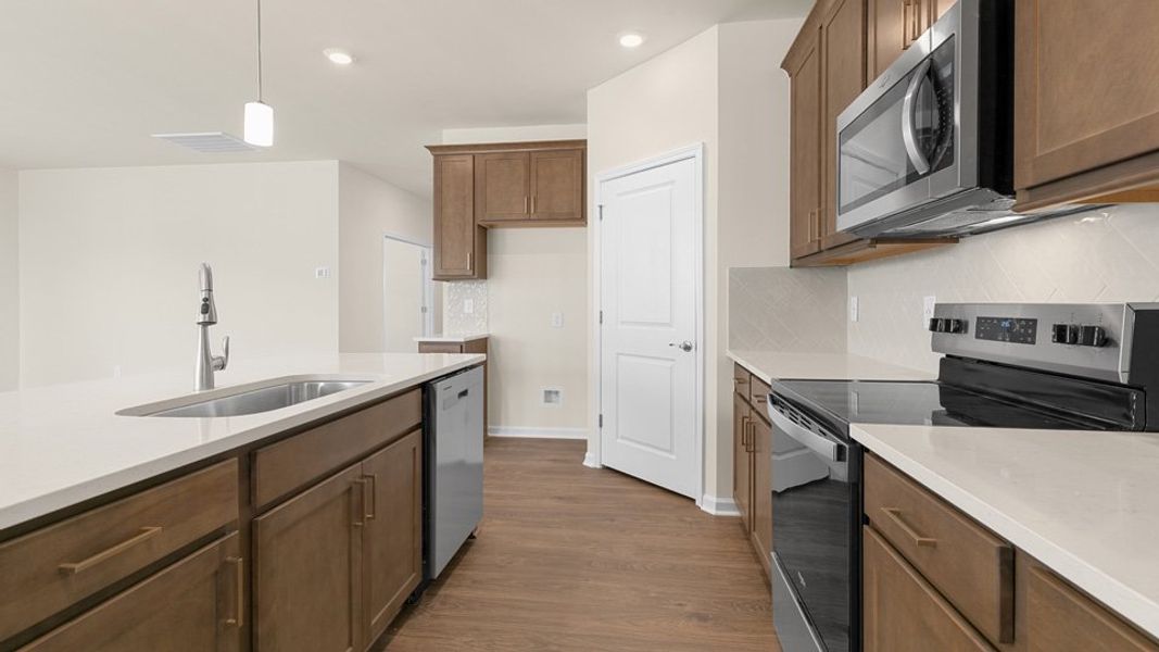 Furnished interior view inside a new home in The Villas at Collinswood, Aberdeen (Image 7).