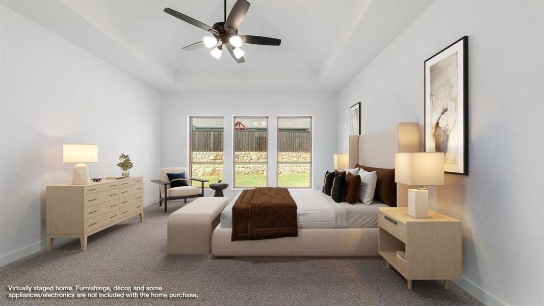 Furnished interior view inside a new home in Somerset Park 80', Rockwall (Image 14).