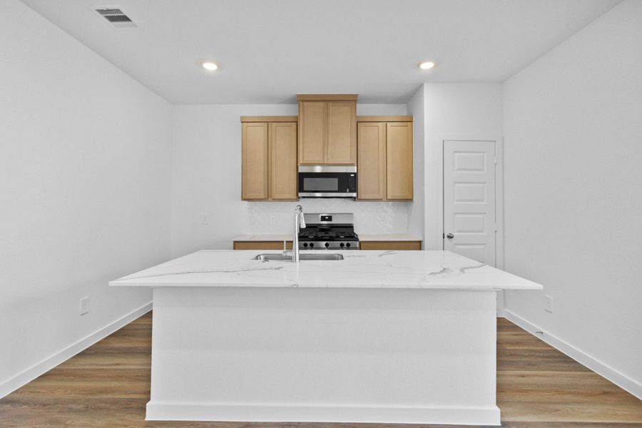 Furnished interior view inside a new home in Grand West, Houston (Image 10).
