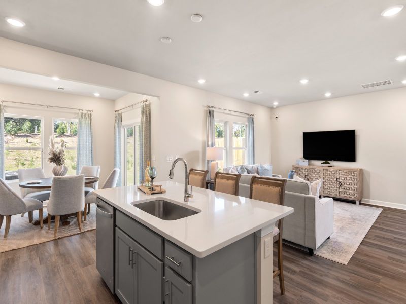 Furnished interior view inside a new home in Walnut Reserve, Conover (Image 5).