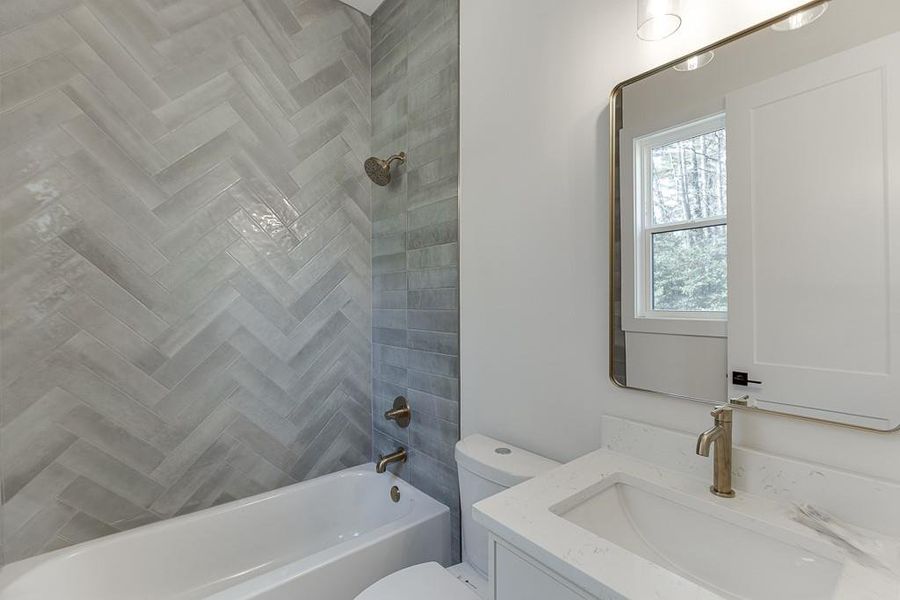 Furnished interior view inside a new home in , Flowery Branch (Image 14).