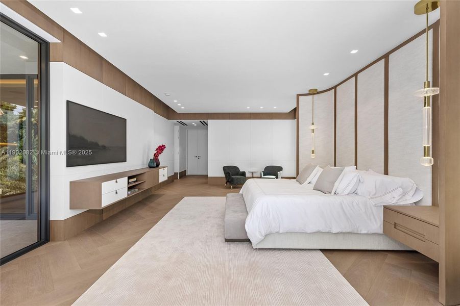 Furnished interior view inside a new home in , Miami Beach (Image 13). Furnished interior view inside a new home in , Miami Beach (Image 13).